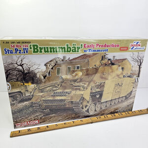 SEALED Dragon 6596 1/35 Sd.Kfz.166 Stu.Pz.IV Brummbar Early Production Zimmerit